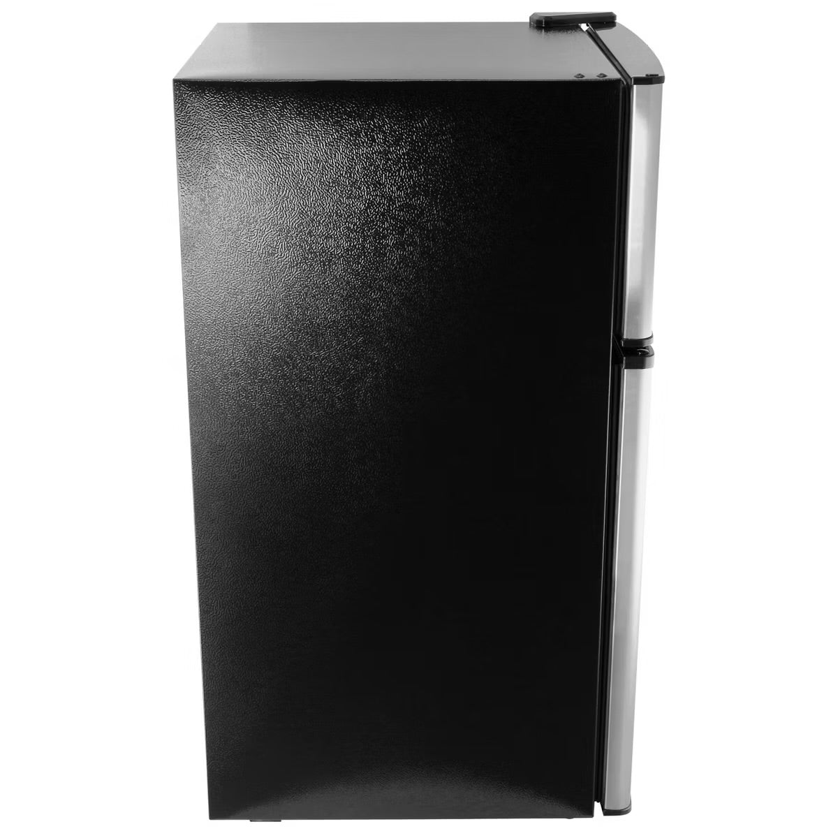 MegaChef 3.2 cu ft Portable 2 Door Refrigerator/Freezer Stainless Steel: Small Fridge, Dorm, Adjustable Shelves