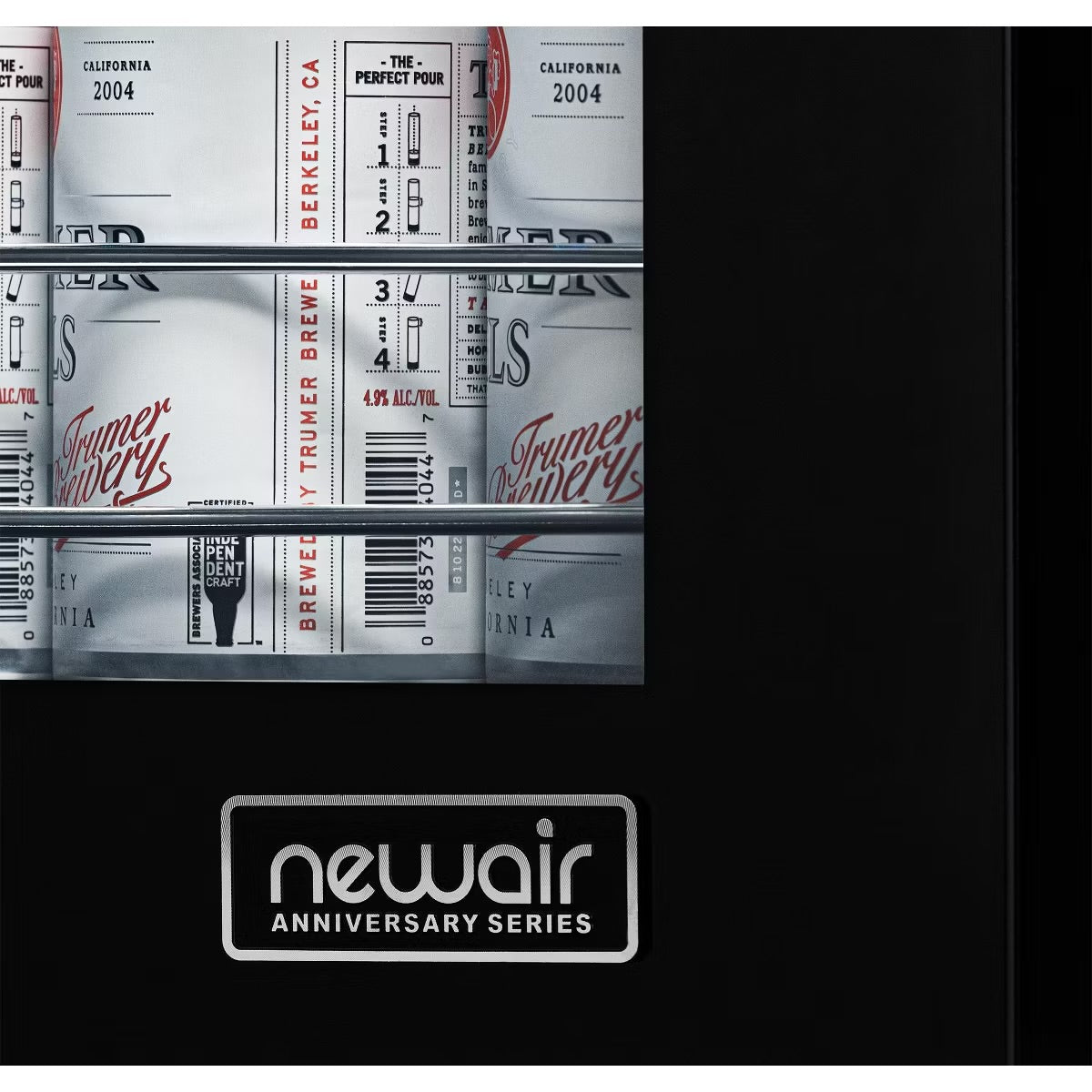 Newair 100 Can Beverage Fridge, Freestanding Mini Fridge, Drinks Cooler Bar Fridge, Perfect for Beer, Snacks or Soda