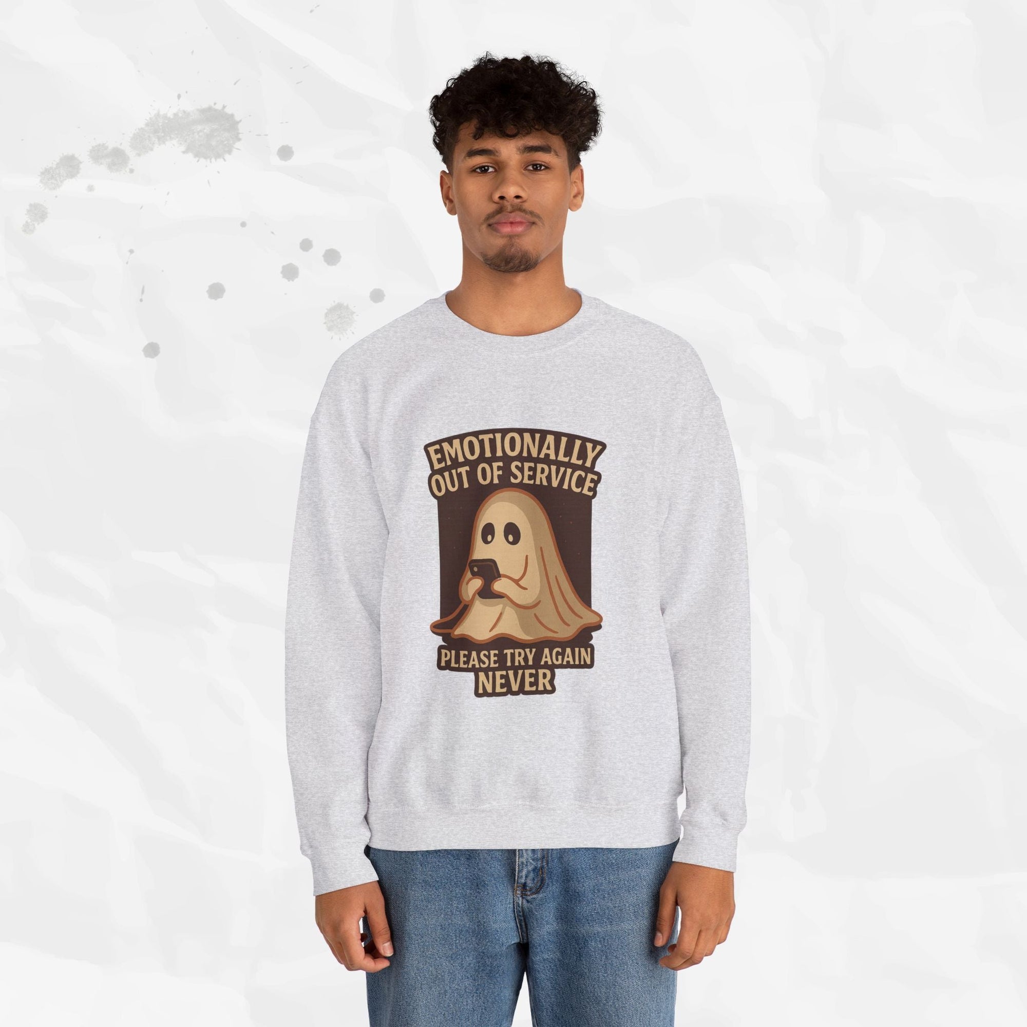 Emotionally Out of Service – Crewneck Sweatshirt