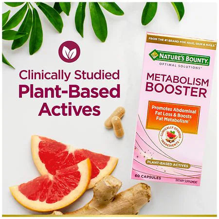 Nature's Bounty Optimal Solutions Metabolism Booster Capsules, 60.0 ea
