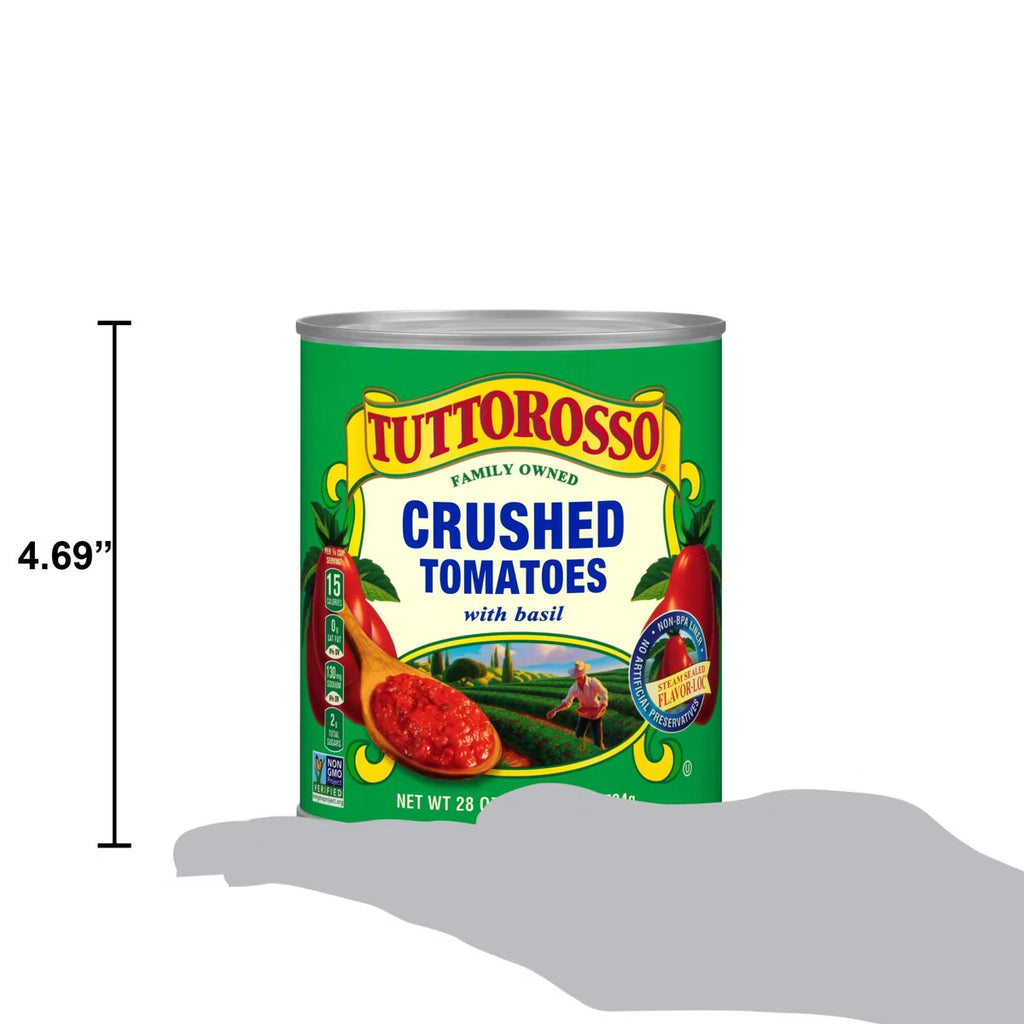 Tuttorosso Crushed Tomatoes with Basil 28oz