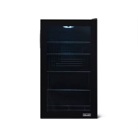 Newair Split Shelf Mini Fridge, Freestanding 126 Can Beer Fridge, Chills Down to 37 Degrees