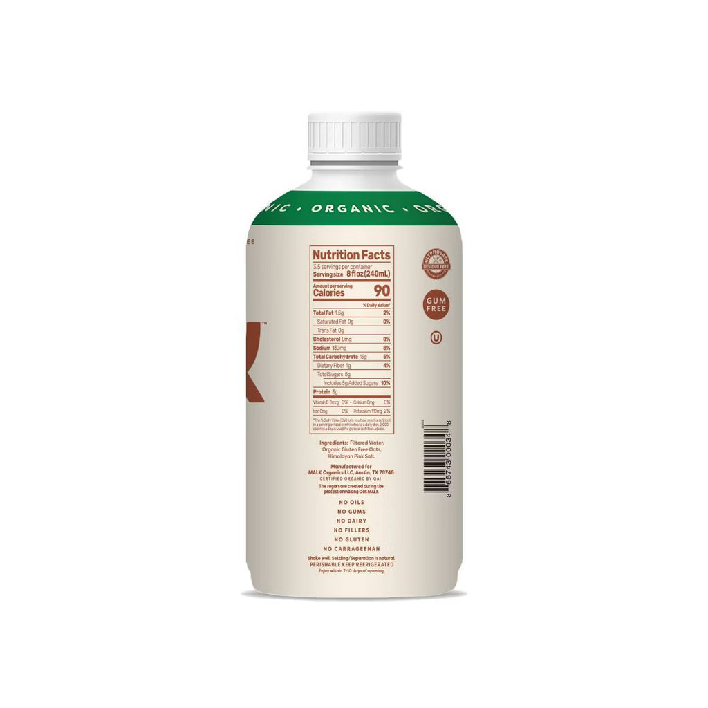 MALK Organics Original Oat Milk - 28 fl oz
