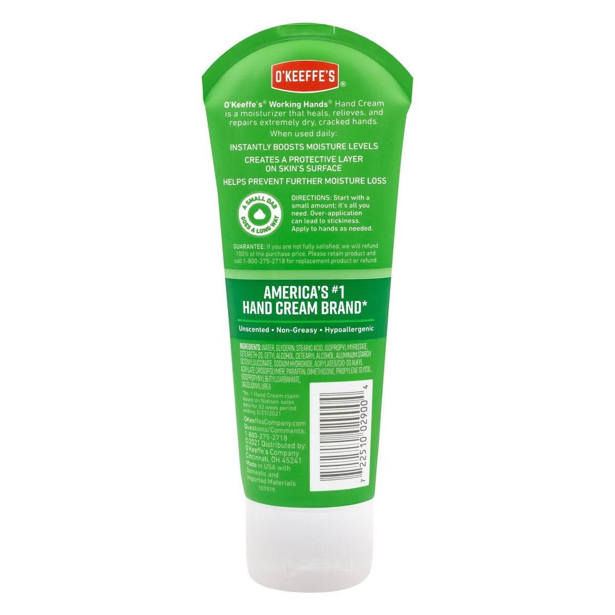 O'Keeffe's Working Hands Hand Cream Unscented - 3oz 12packs