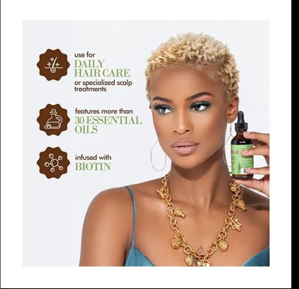 Mielle Organics Rosemary Mint Scalp & Hair Strengthening Oil for All Hair Types, 2 Ounce