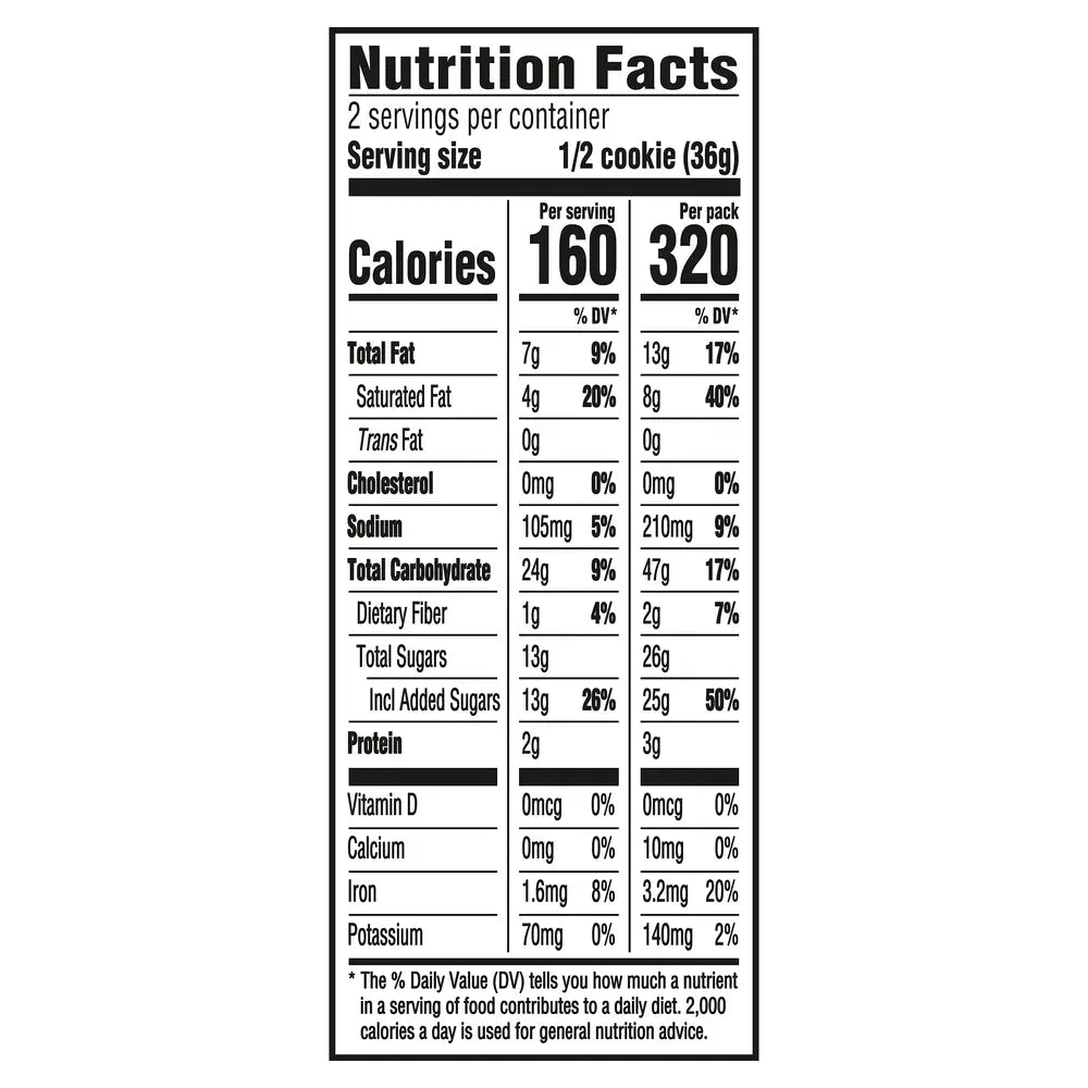 Chips Ahoy! Chewy Chocolate Brownie, 2.5oz