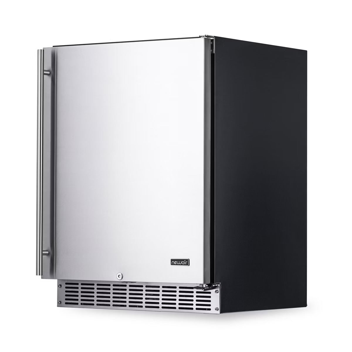 Newair Built-in Outdoor Beverage Fridges in Weatherproof Stainless Steel with Easy Glide Casters