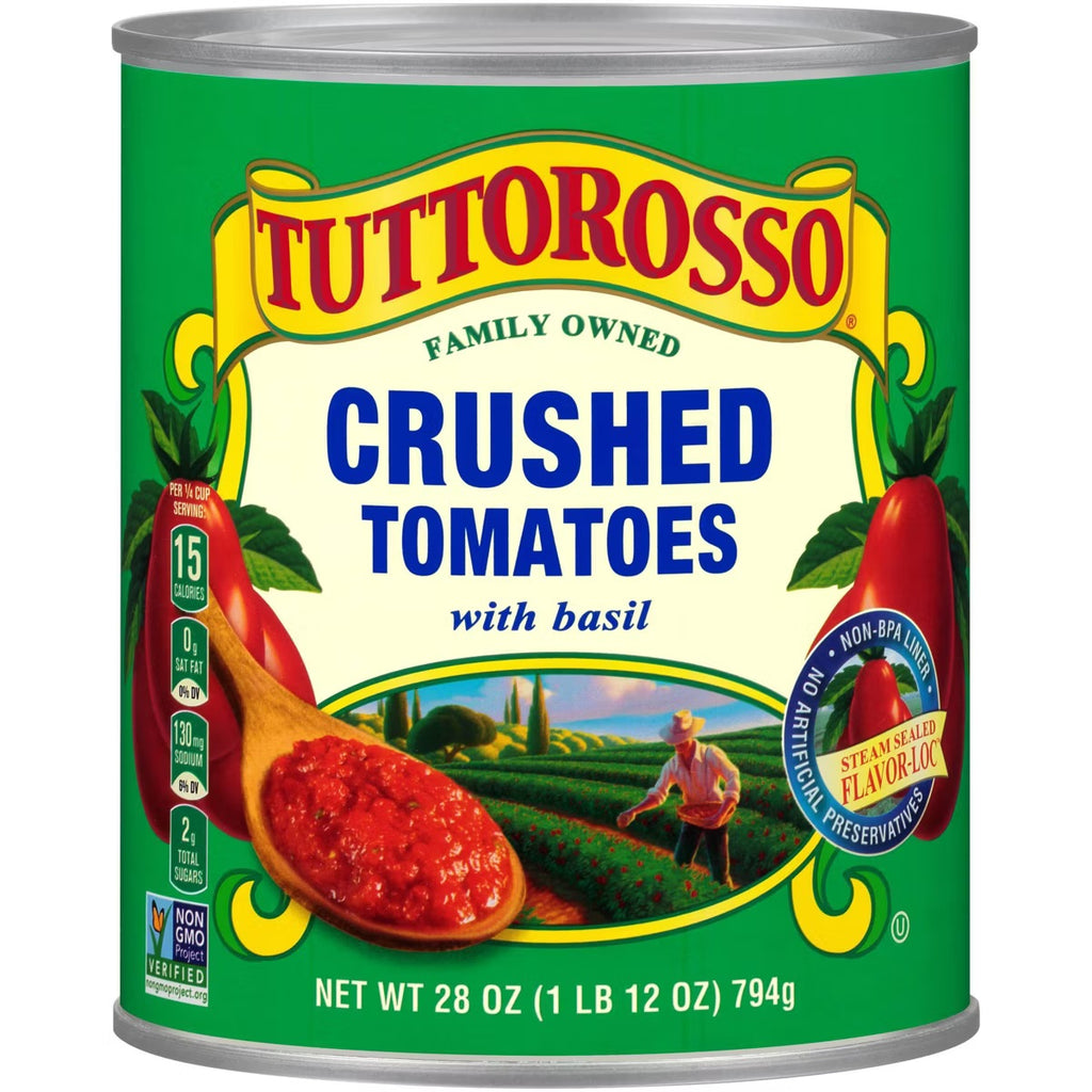 Tuttorosso Crushed Tomatoes with Basil 28oz