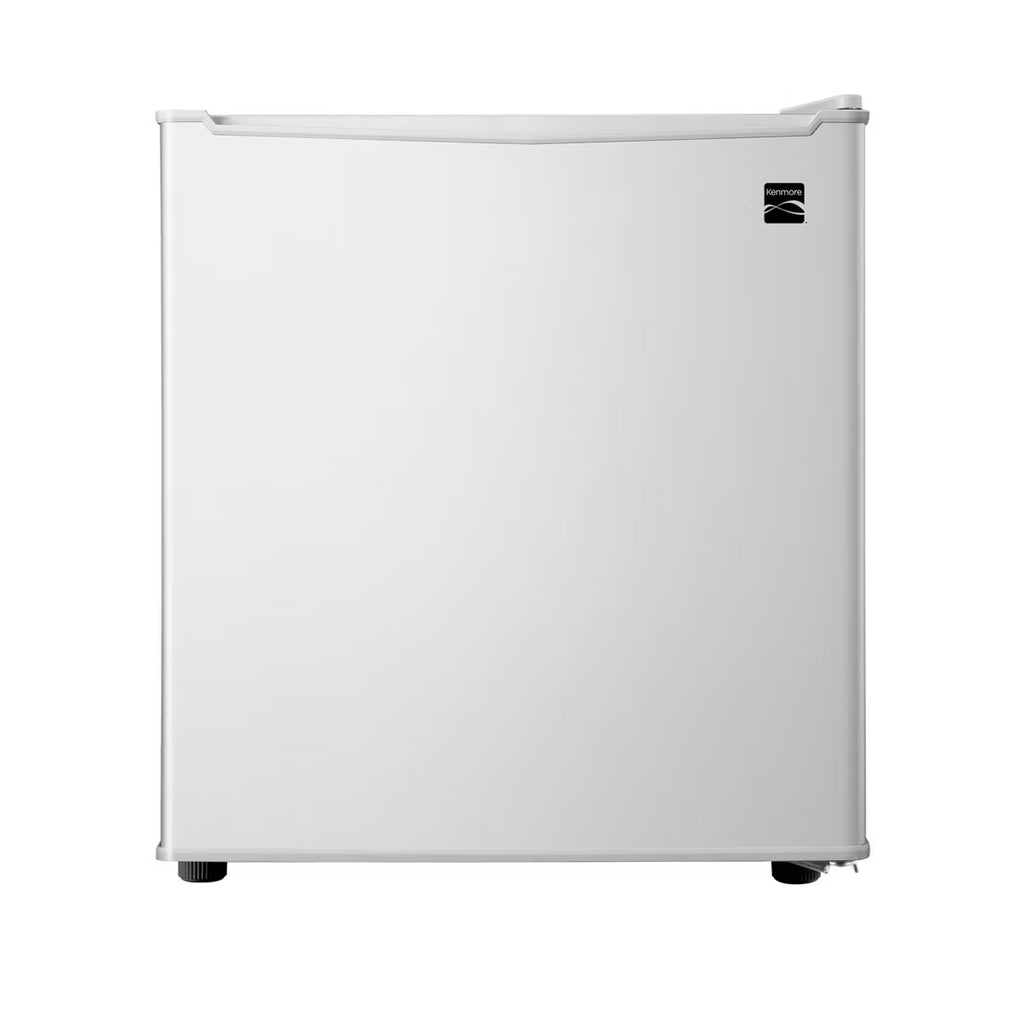 Kenmore 1.7 cu-ft Refrigerator - White: Compact Dorm Fridge, Energy Star, Adjustable Thermostat, Reversible Door