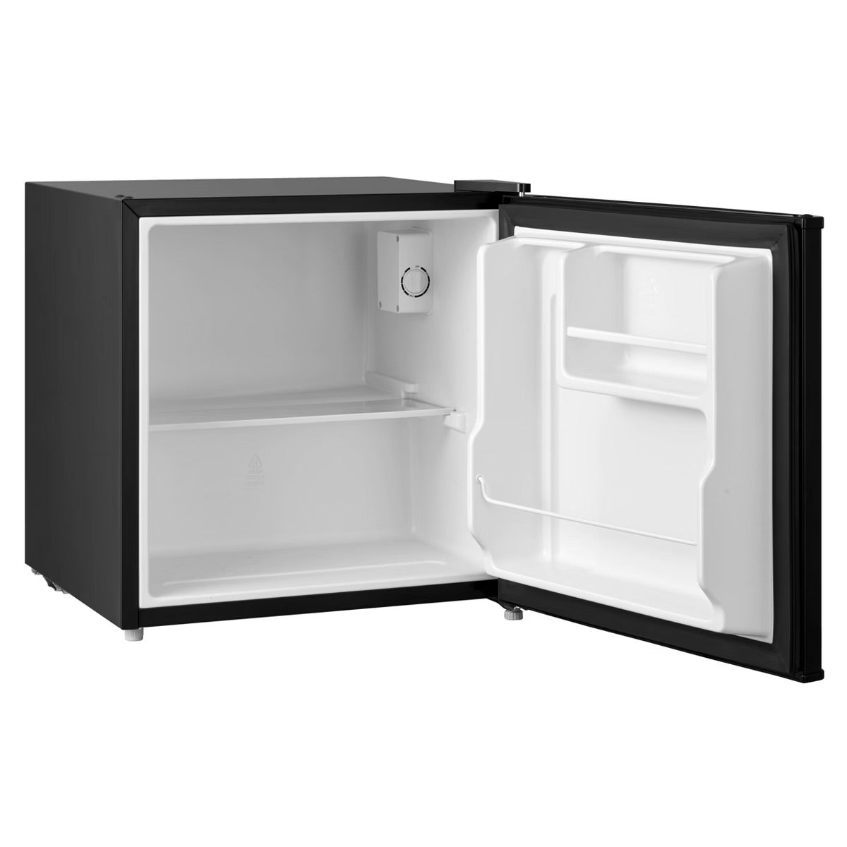 Midea 1.7 cu ft Compact Refrigerator Black: Energy Star Certified Dorm Fridge, Freezerless, Reversible Door, 1 Shelf