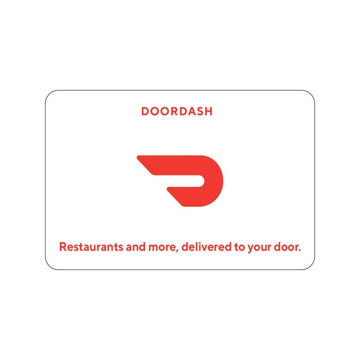 DoorDash gift cards ￼