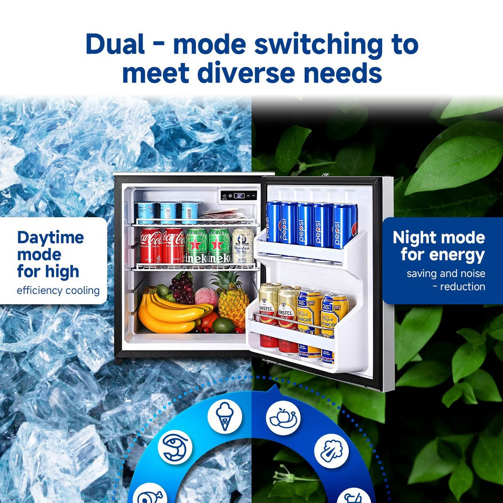 110L RV Portable Refrigerator and Freezer,Dual Modes Fast Cooling Compressor Fridge with Anti-Shock & Shake,Mini Car Fridge for Camping,Trips,Travel
