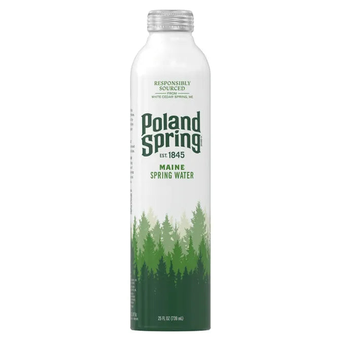 Poland Spring Spring Water Aluminum Bottle 25 oz