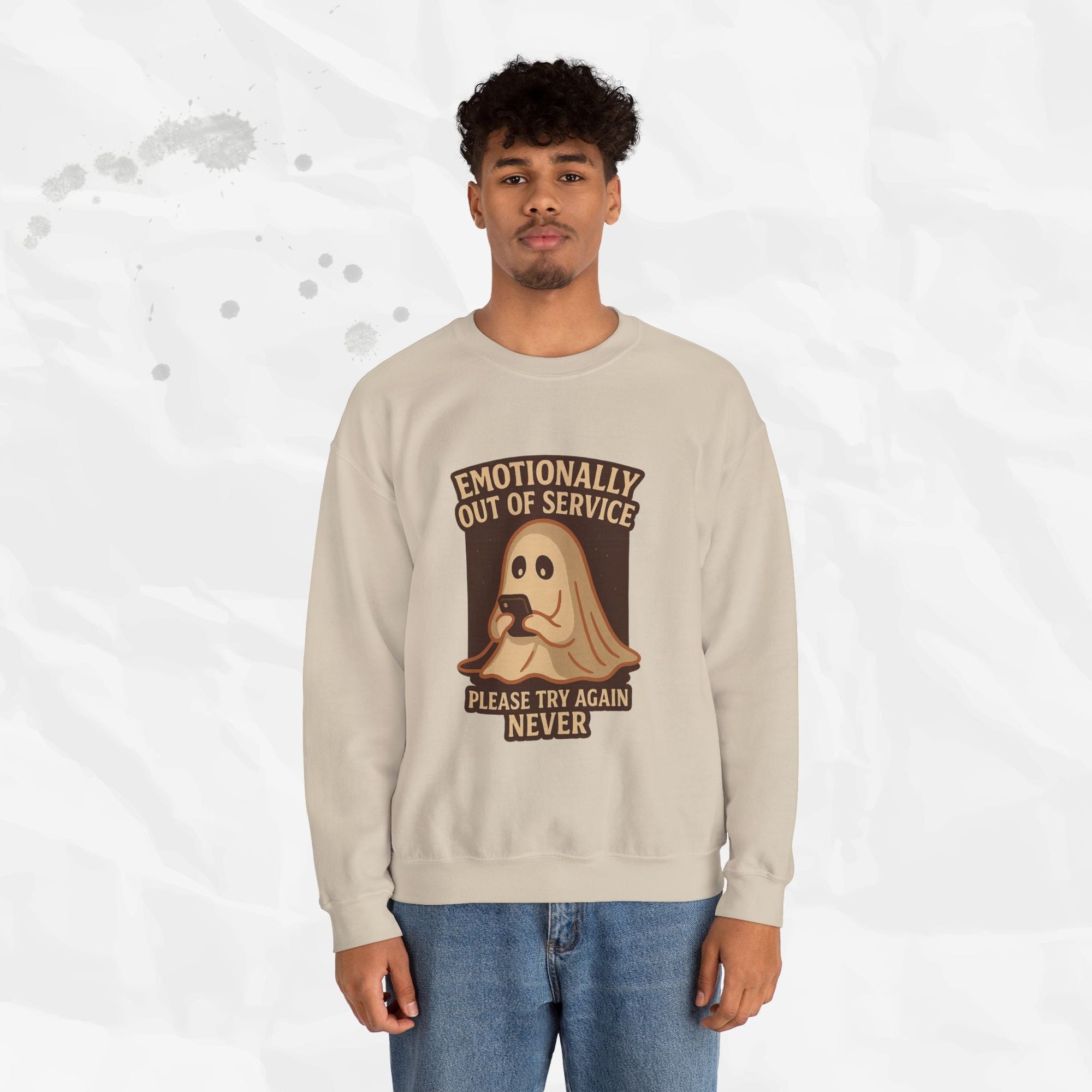 Emotionally Out of Service – Crewneck Sweatshirt