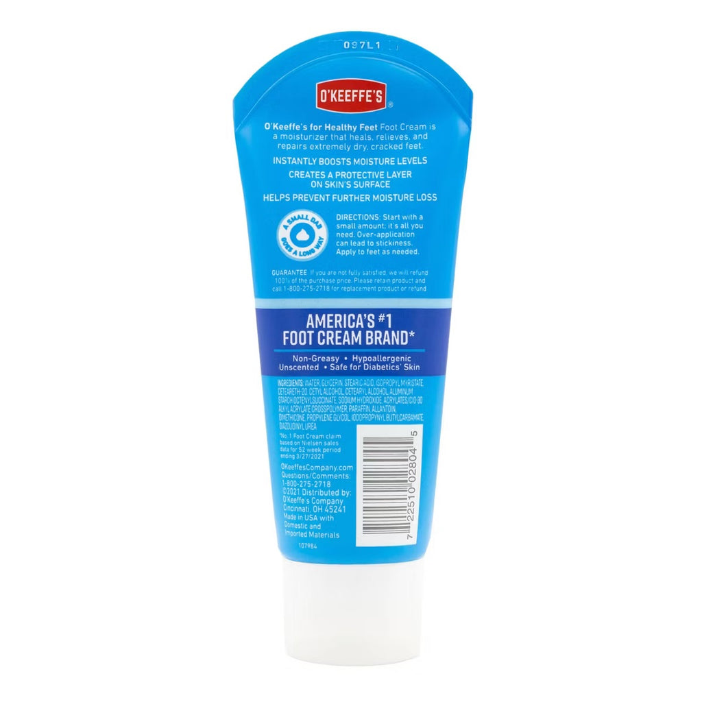 O'Keeffe's Healthy Feet Foot Cream Unscented - 3oz