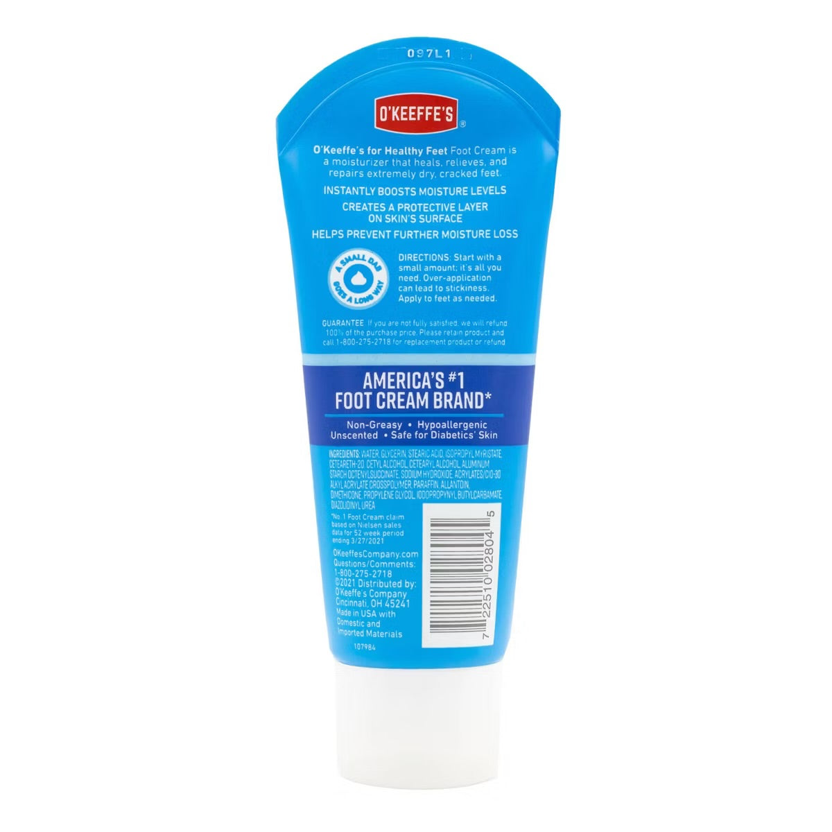 O'Keeffe's Healthy Feet Foot Cream Unscented - 3oz