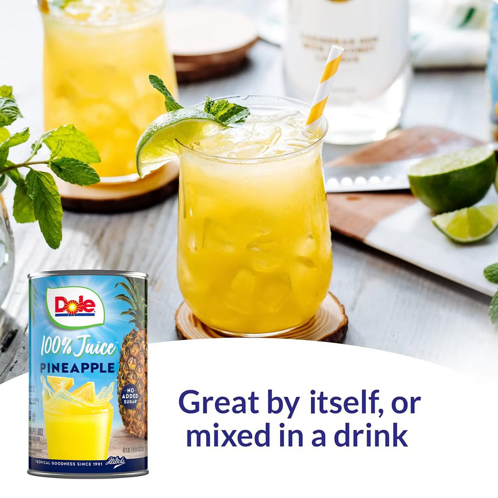 Dole 100% Pineapple Juice - 46 fl oz Can