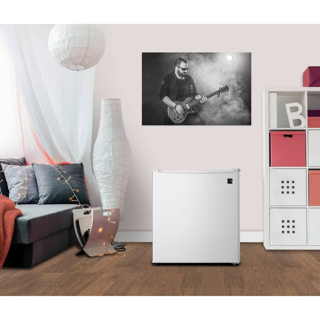 Kenmore 1.7 cu-ft Refrigerator - White: Compact Dorm Fridge, Energy Star, Adjustable Thermostat, Reversible Door