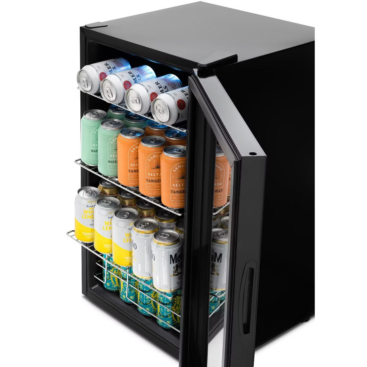 Newair 100 Can Beverage Fridge, Freestanding Mini Fridge, Drinks Cooler Bar Fridge, Perfect for Beer, Snacks or Soda