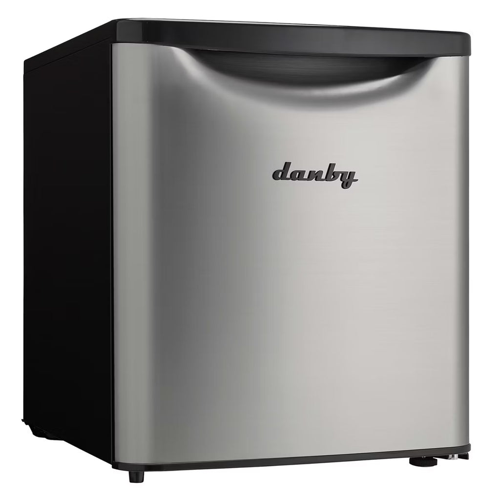 Danby 1.7 cu. ft. Compact Fridge in Stainless Steel Look DAR017A3BSLDB