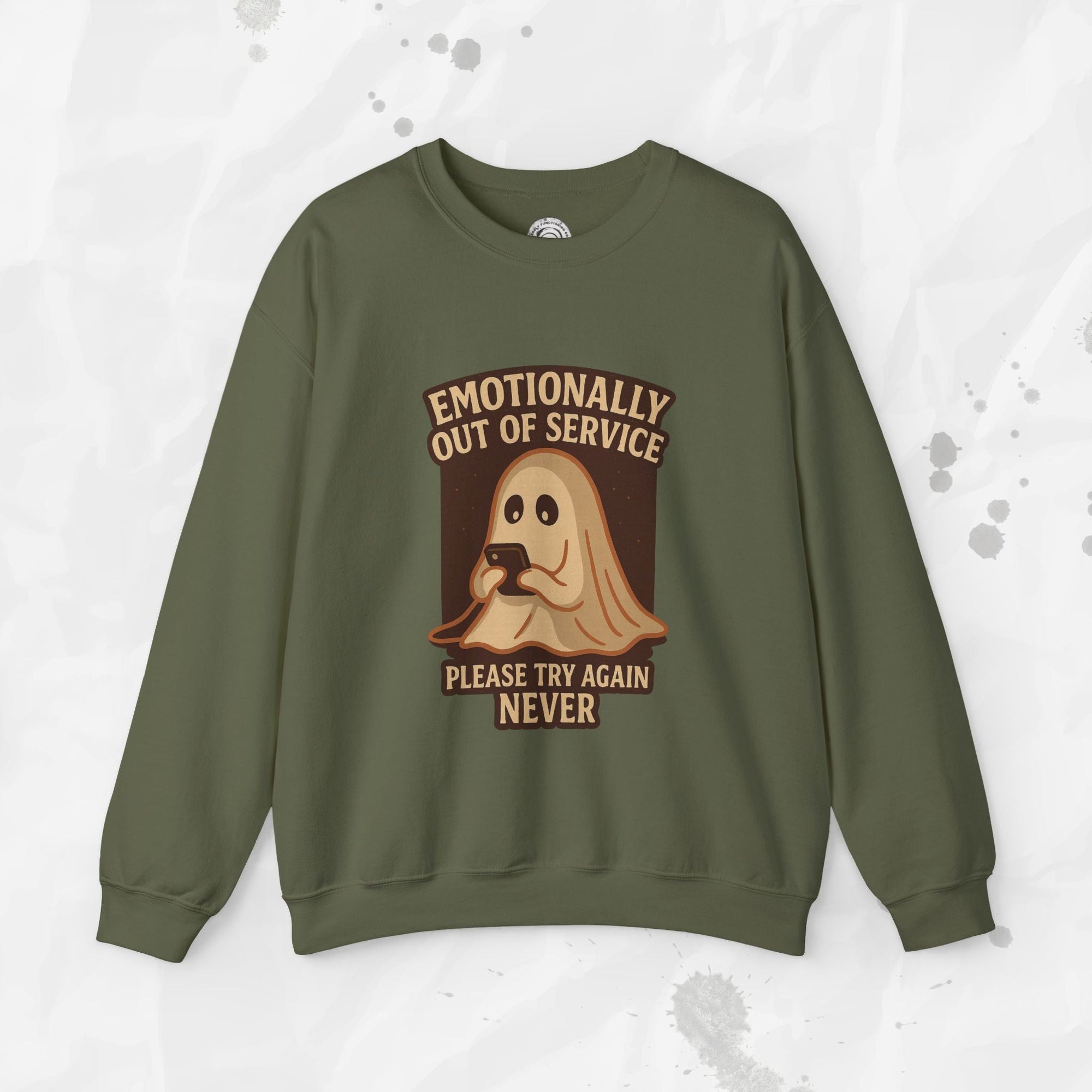Emotionally Out of Service – Crewneck Sweatshirt