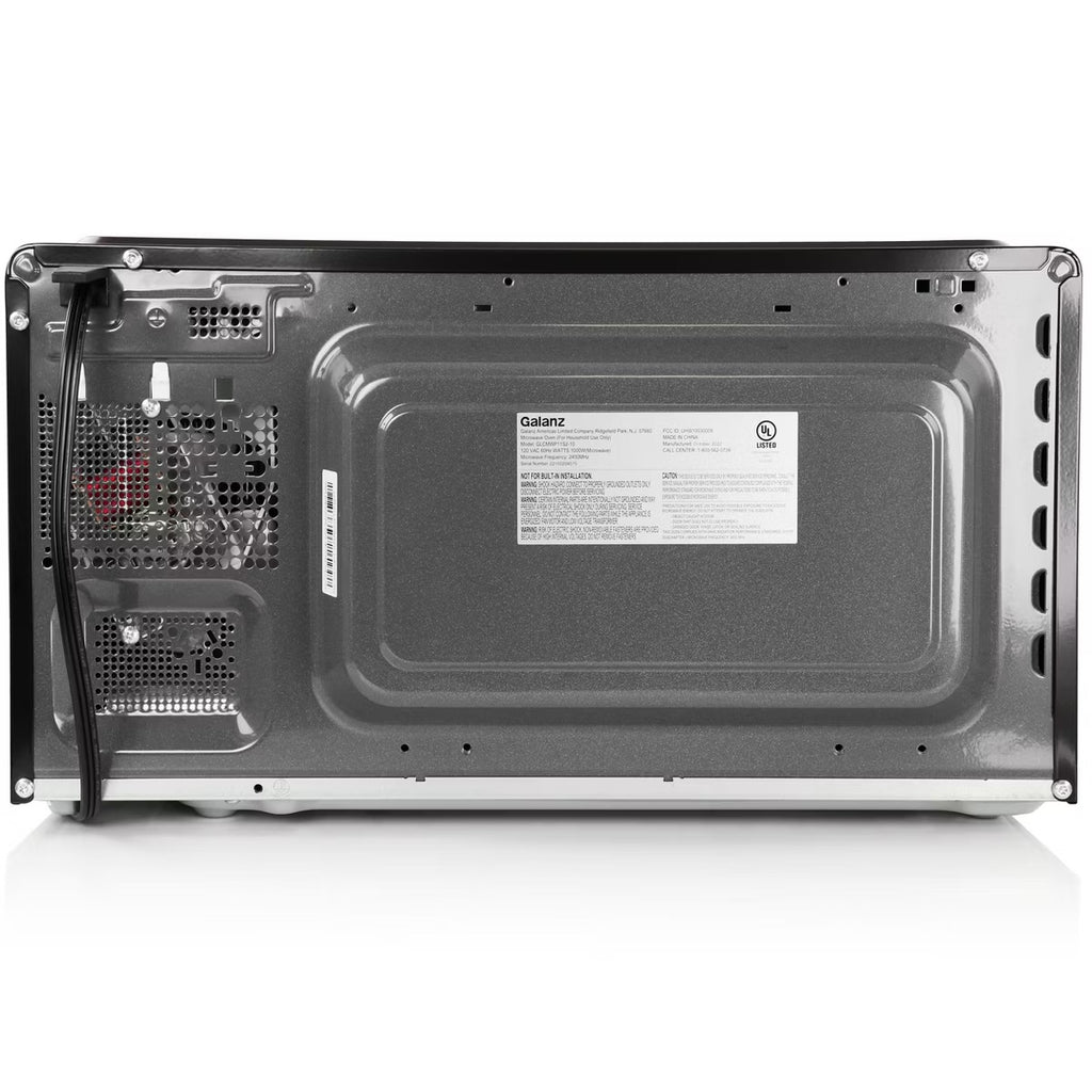 Galanz 0.9 cu ft 900W Countertop Microwave Oven in Black with One Touch Express Cooking