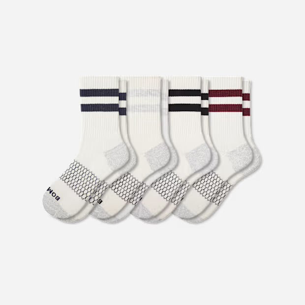 Men's Vintage Stripes Half Calf Sock 4-Pack