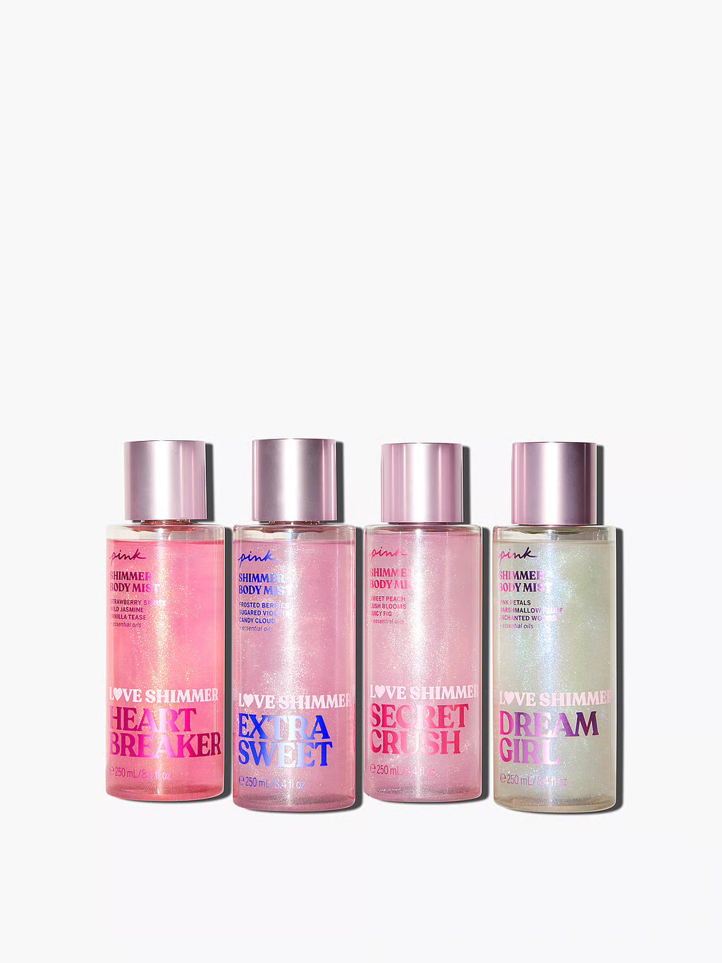 Victoria secret 4-Piece Full-Size Love Shimmer Gift Set