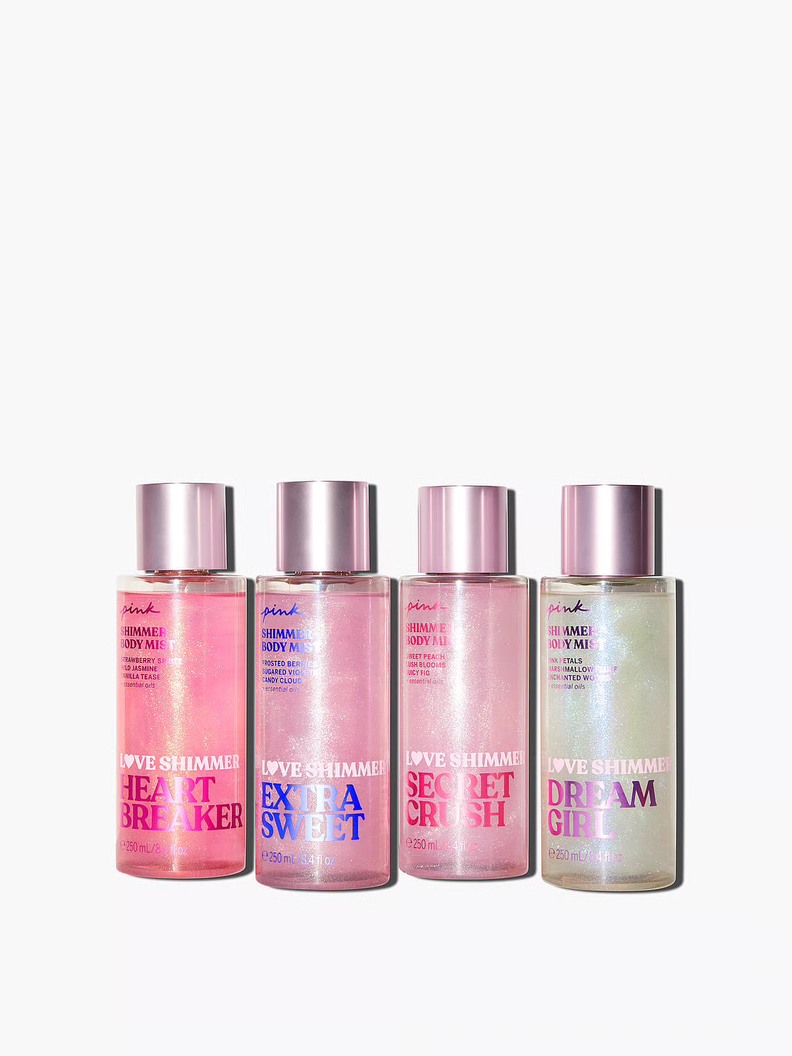 Victoria secret 4-Piece Full-Size Love Shimmer Gift Set