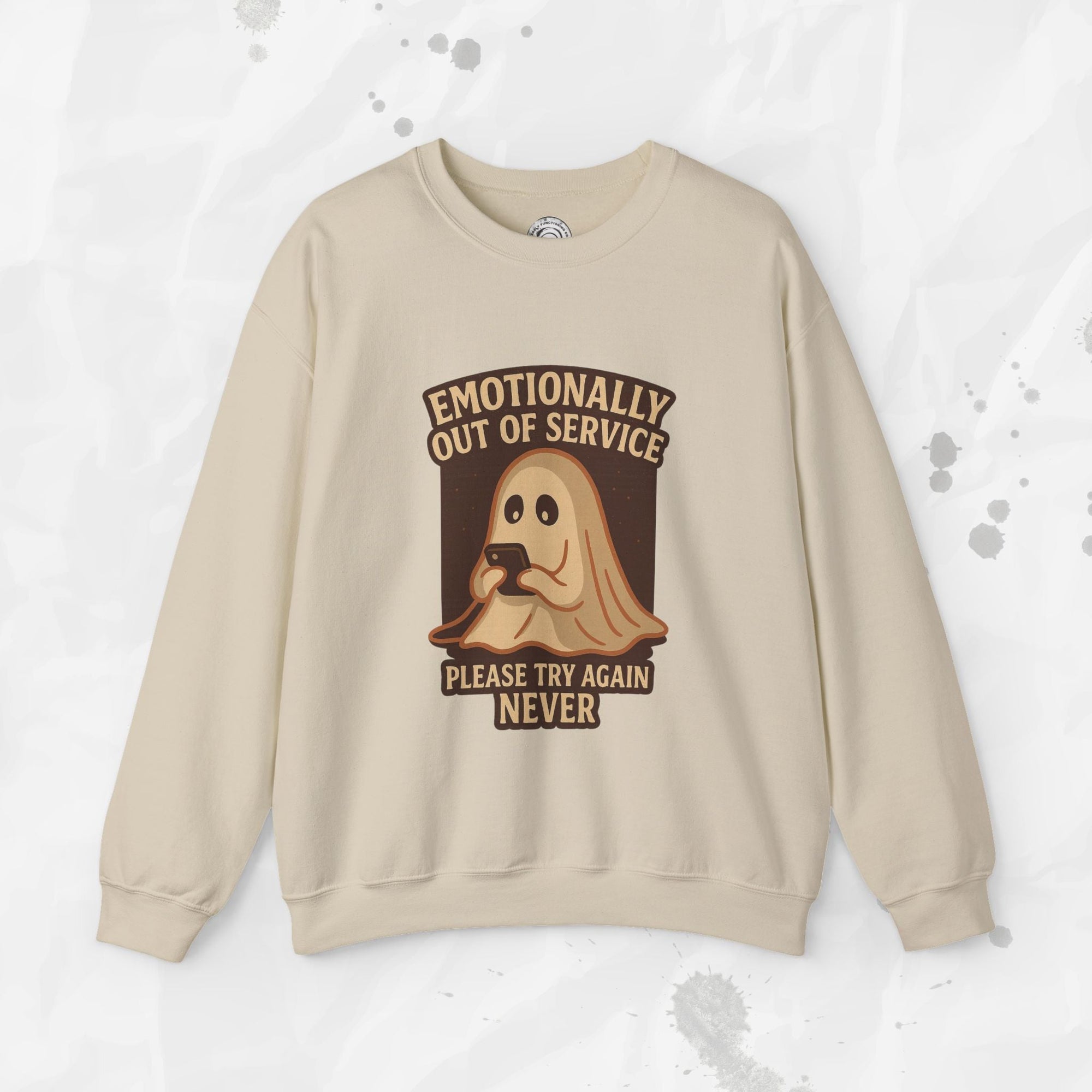 Emotionally Out of Service – Crewneck Sweatshirt