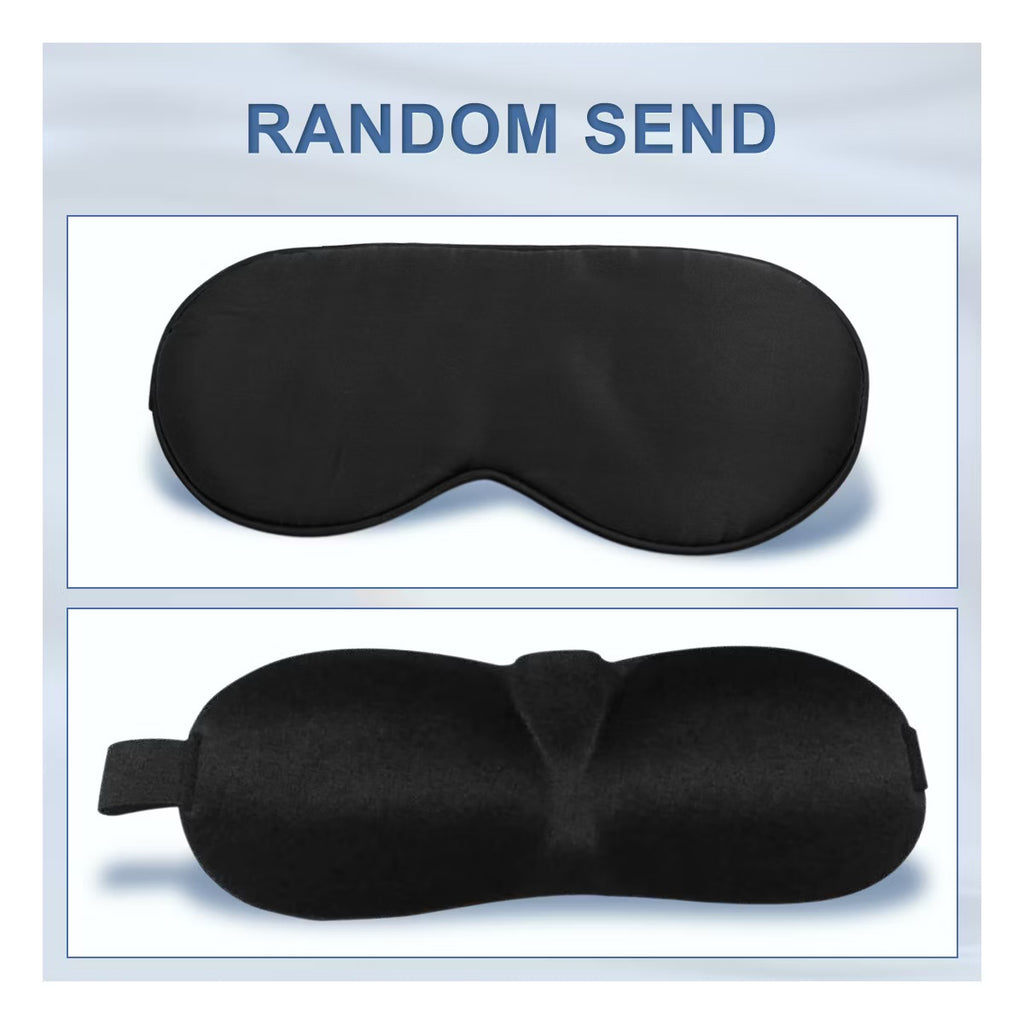 Unique Bargains Soft Silk Travel Eyes Pad Sleeping Eye Shade Cover Blindfold Eye Masks 1Pc