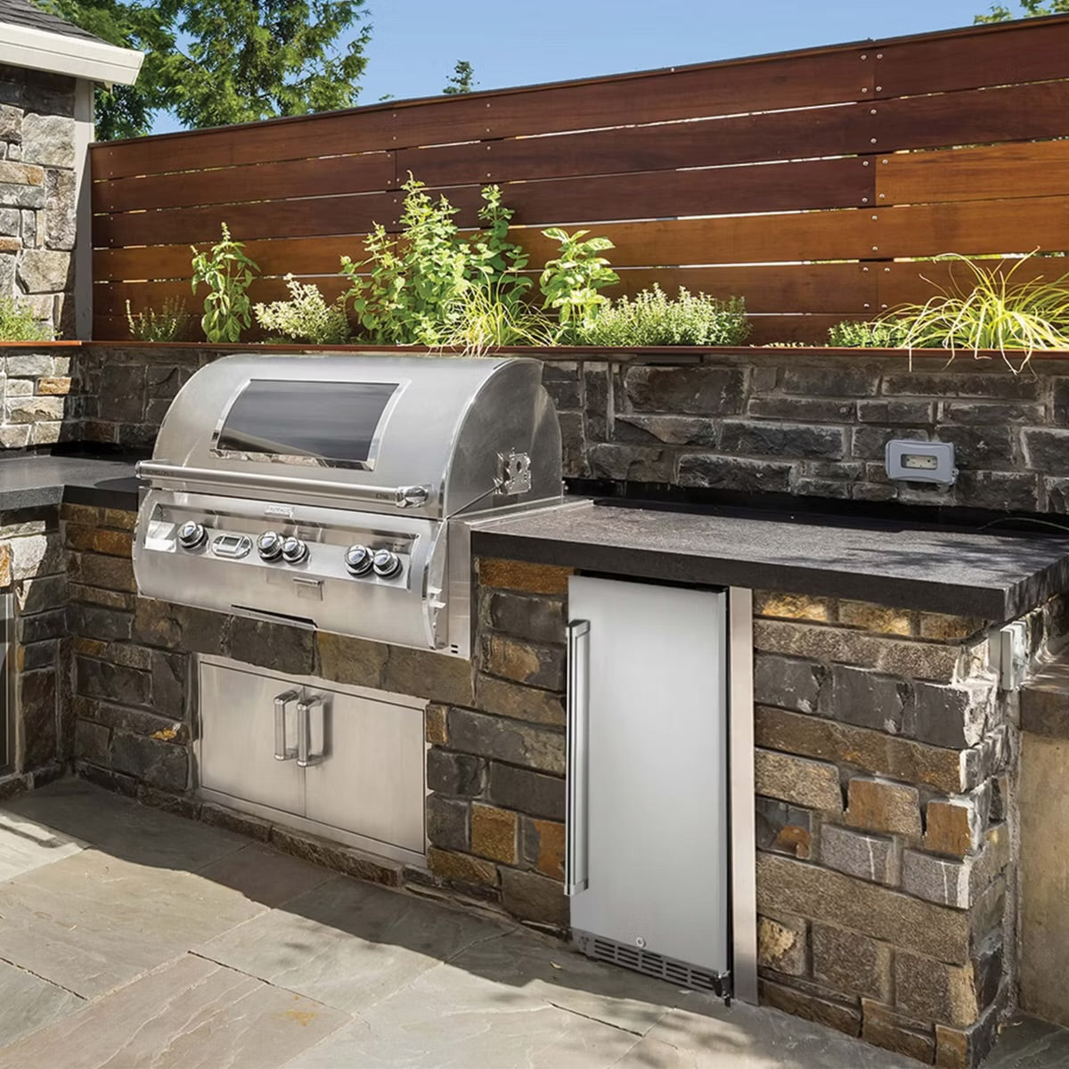 Newair 15" 3.2 Cu. Ft. Commercial Stainless Steel Built-in Beverage Refrigerator, Weatherproof and Outdoor Rated, ENERGY STAR, Fingerprint Resistant
