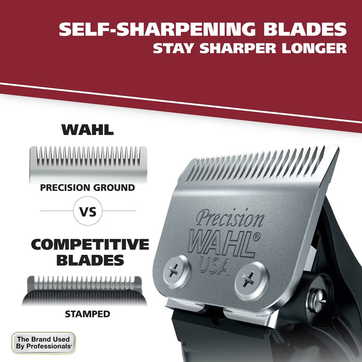 Wahl Color Pro Plus Corded Electric Hair Clipper Set with Color Coded Attachment Guards