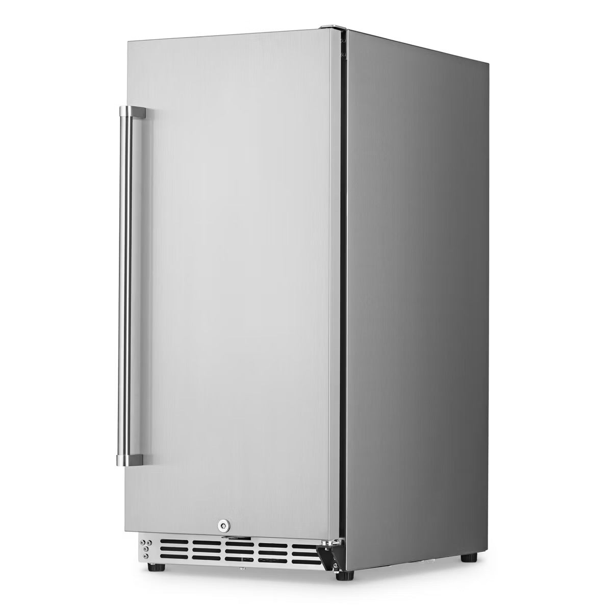 Newair 15" 3.2 Cu. Ft. Commercial Stainless Steel Built-in Beverage Refrigerator, Weatherproof and Outdoor Rated, ENERGY STAR, Fingerprint Resistant