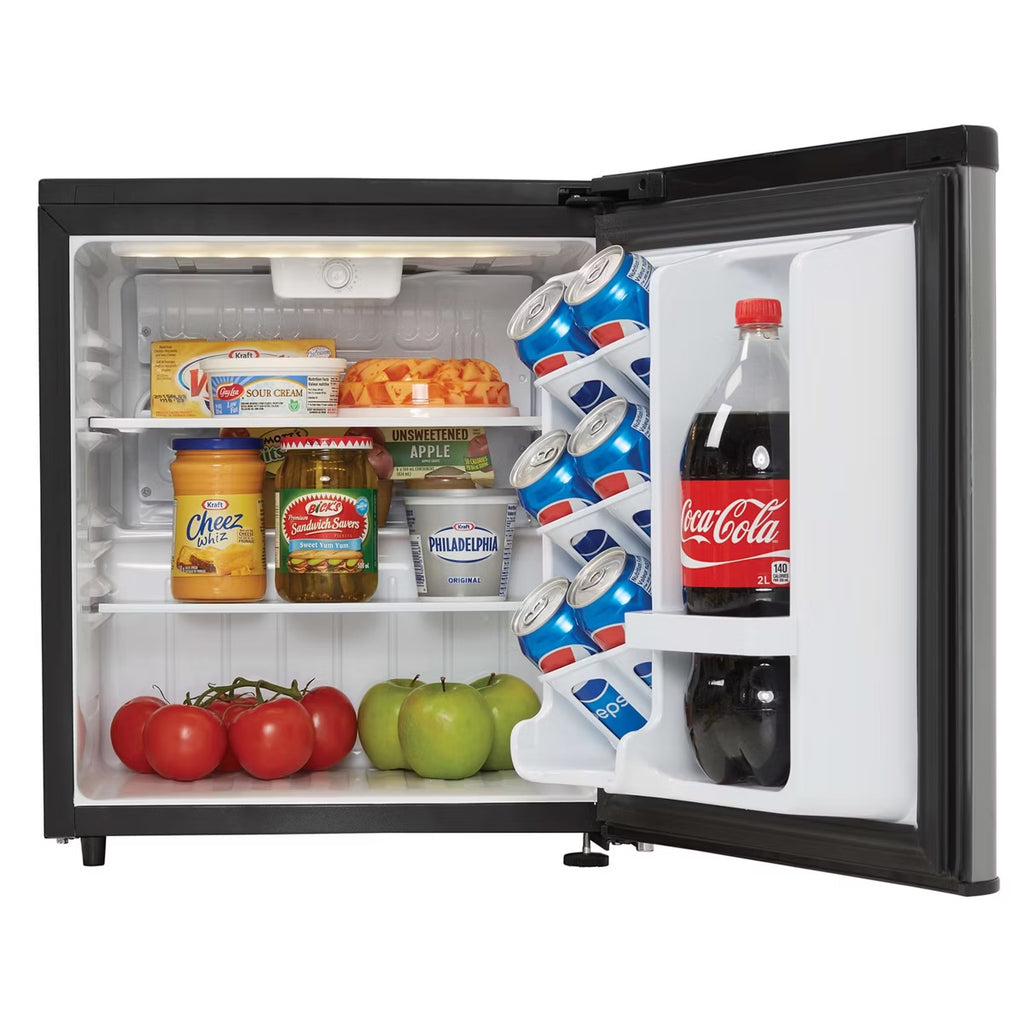 Danby 1.7 cu. ft. Compact Fridge in Stainless Steel Look DAR017A3BSLDB