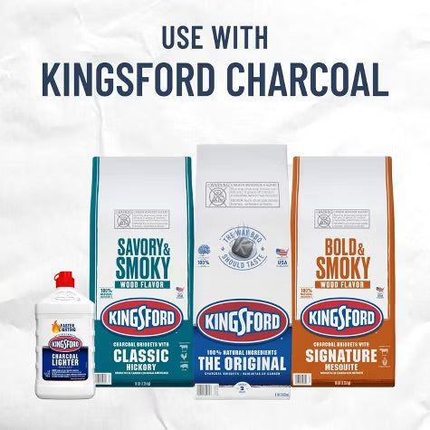 Kingsford 32oz Odorless Charcoal Lighter Fluid Bottle: Quick BBQ Start, No Aftertaste