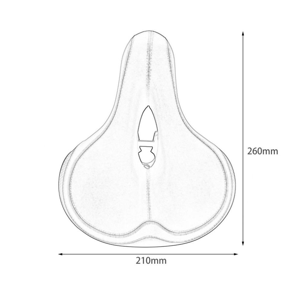 YAFEE Bicycle Saddle Reflective Shockproof Bike Seat  MTB Mountain Bike Cycling Soft Seat Cover Cushion YF-1057