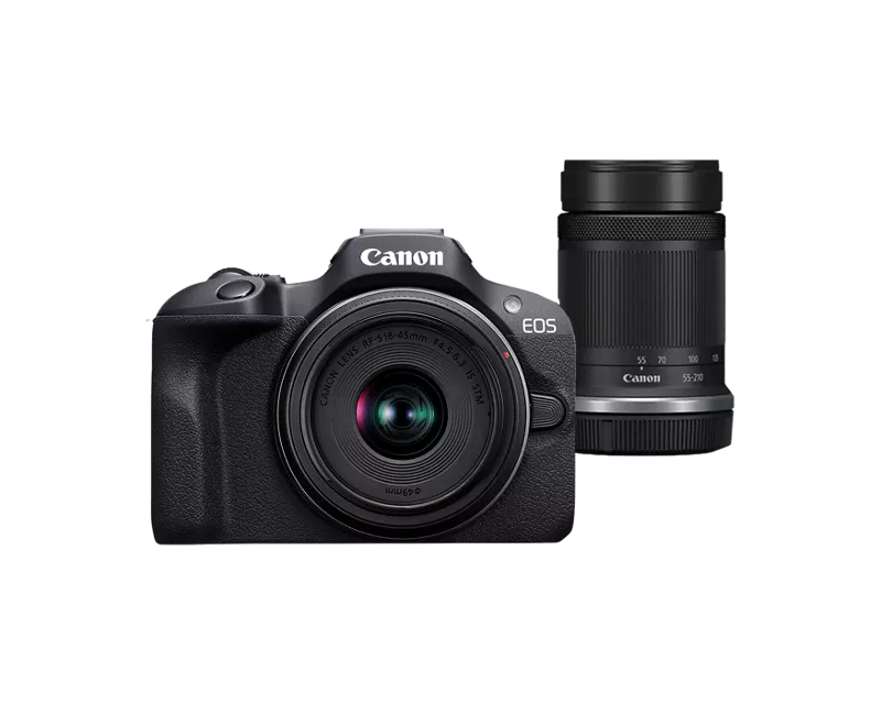 Refurbished EOS R100 RF-S18-45 IS STM + RF-S55-210 IS STM KIT