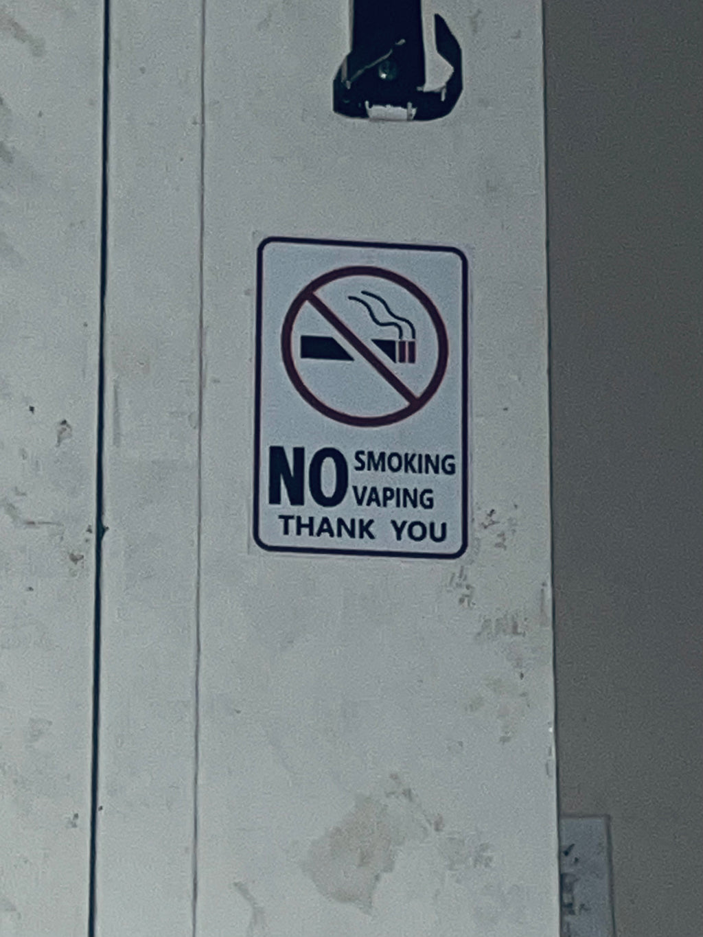 No smoking sign