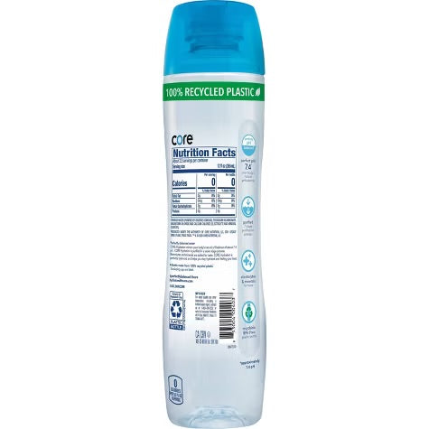 Core Hydration Purified Water - 30.4 fl oz Bottle 12packs