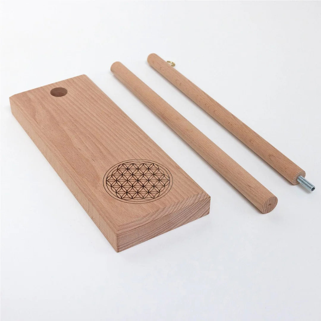 Koshi Chimes Terra Earth + Stand Flower of Life