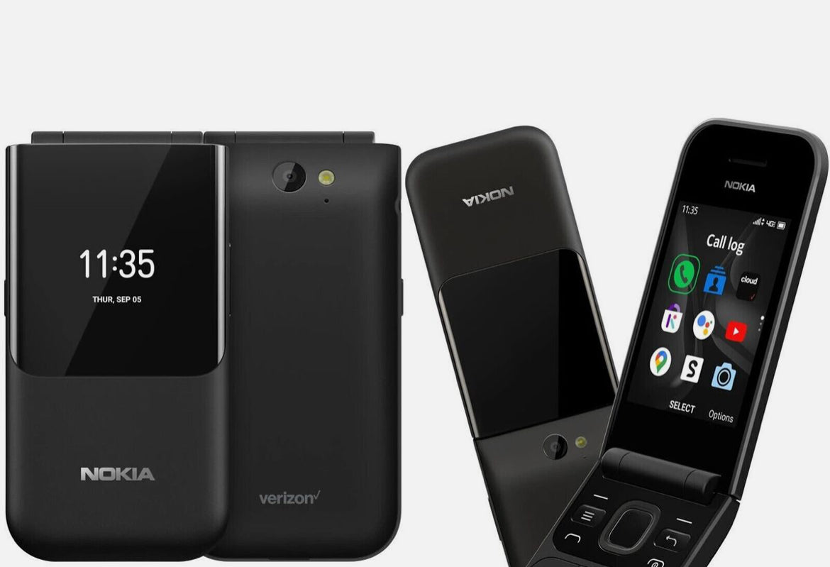 NEW Nokia 2720 V Flip TA-1295 Verizon Unlocked 4G LTE KaiOS 4GB KaiOS Smartphone