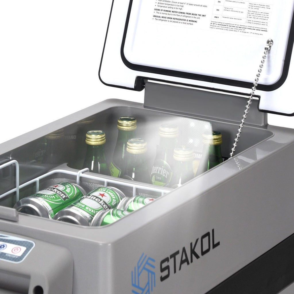 44 Quarts Portable Electric Car Cooler Refrigerator/Freezer Compressor for RVs Camping