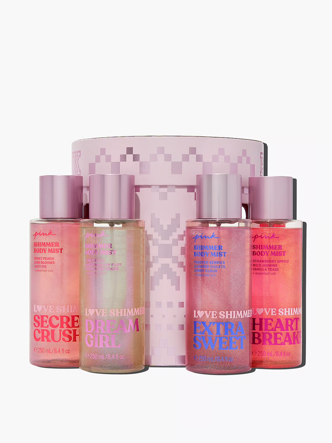 Victoria secret 4-Piece Full-Size Love Shimmer Gift Set