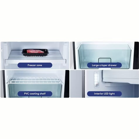 83L RV Refrigerator,Refrigeration range (-4℉-46℉),3 levels((H/M/L)) of battery protection, mini fridge for camping,APP Control, picnics, road trips