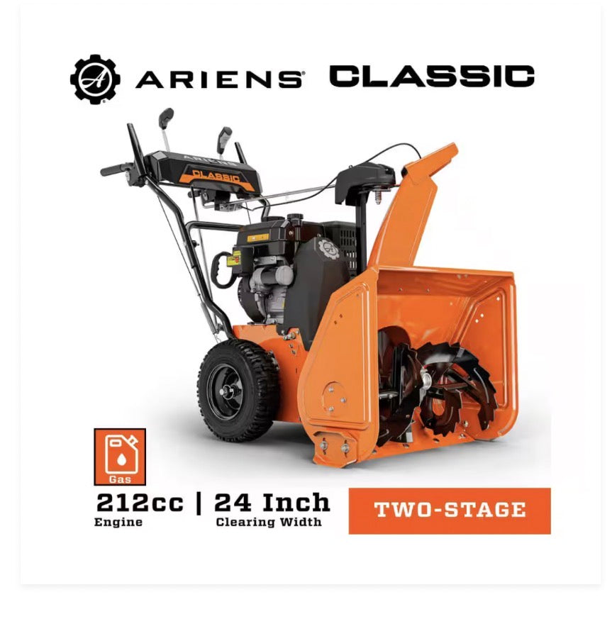 Classic 24 in. 212cc Electric Start 2-Stage Self-propelled Gas Snow Blower