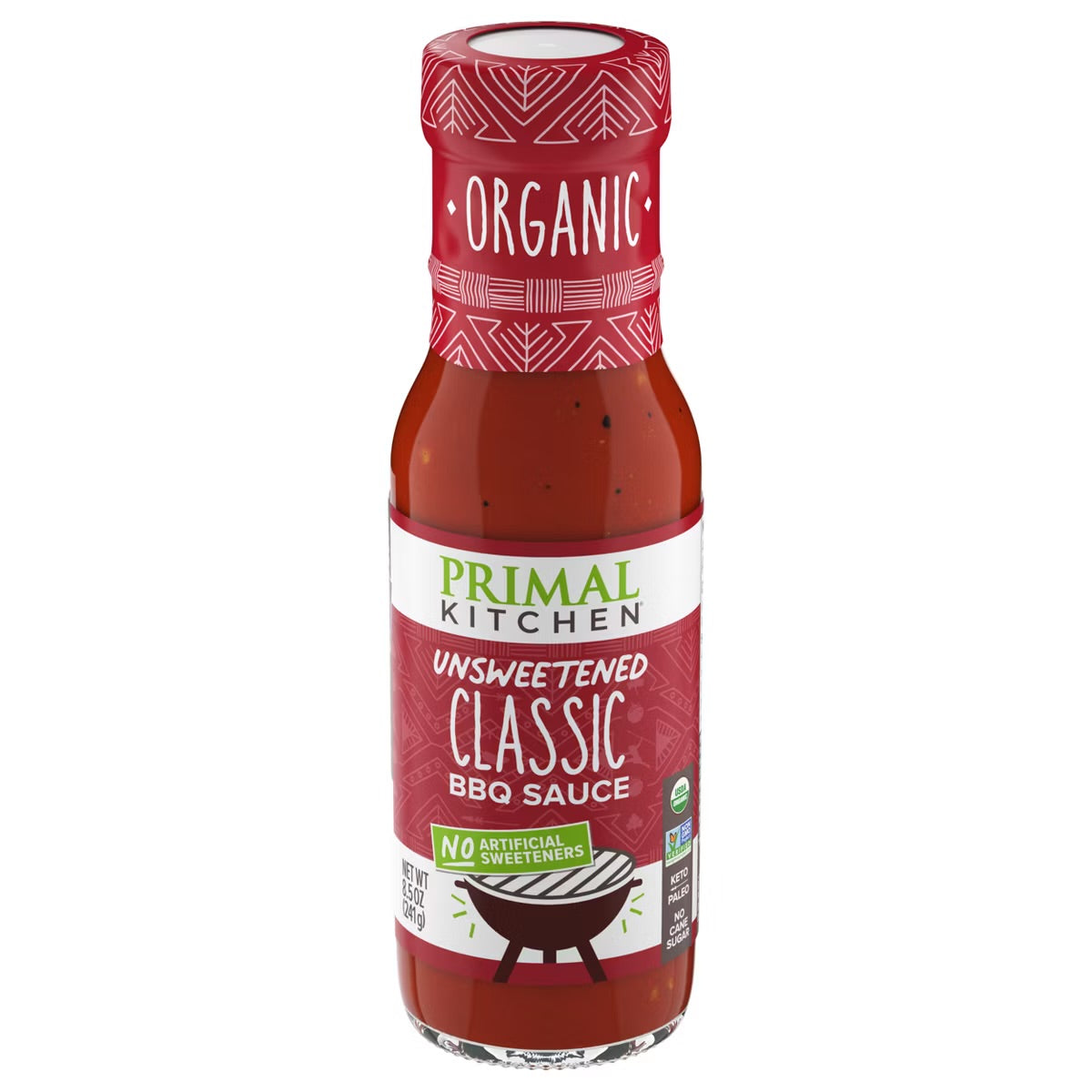 Primal Kitchen Organic and Unsweetened Classic BBQ Sauce - 8.5oz
