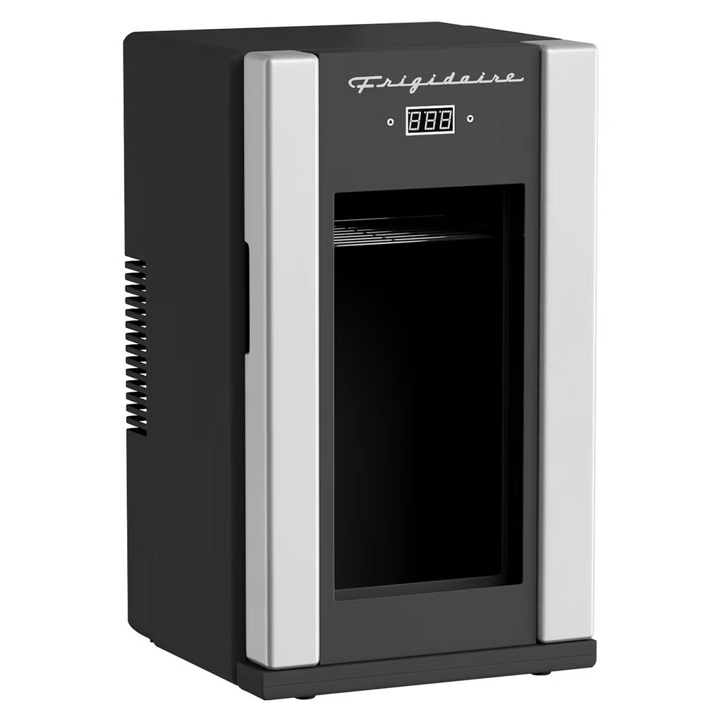 Frigidaire® 12.68-Qt./18-Cans/4-Wine-Bottles 40-Watt Retro Beverage Fridge with Temperature Control in Silver