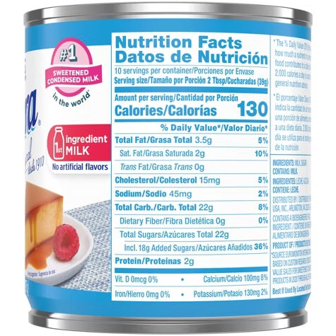 Nestle La Lechera Sweetened Condensed Milk for Baking Cake - 14oz