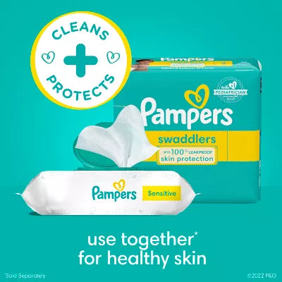 Pampers Sensitive Baby Wipes (Select Count)